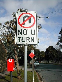 School Traffic - No U Turns